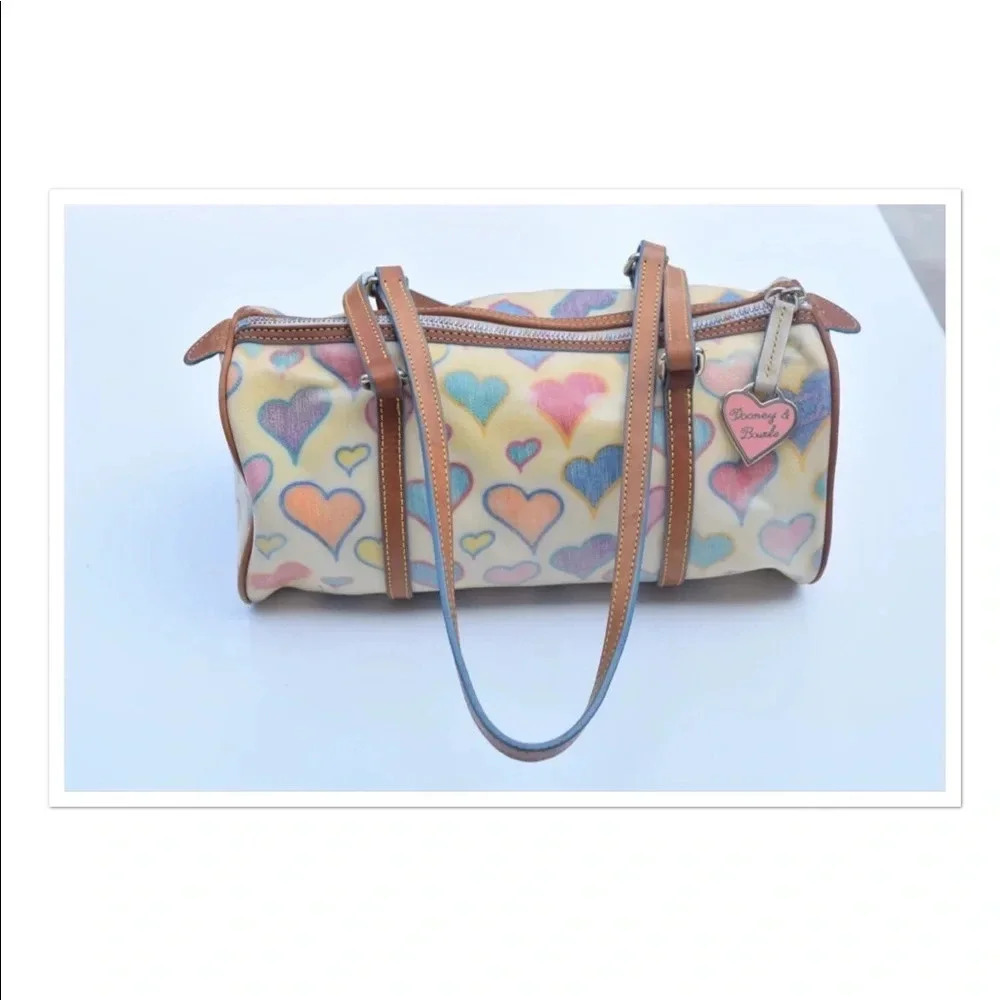 Dooney & Bourke Multicolor Heart Shoulder Bag